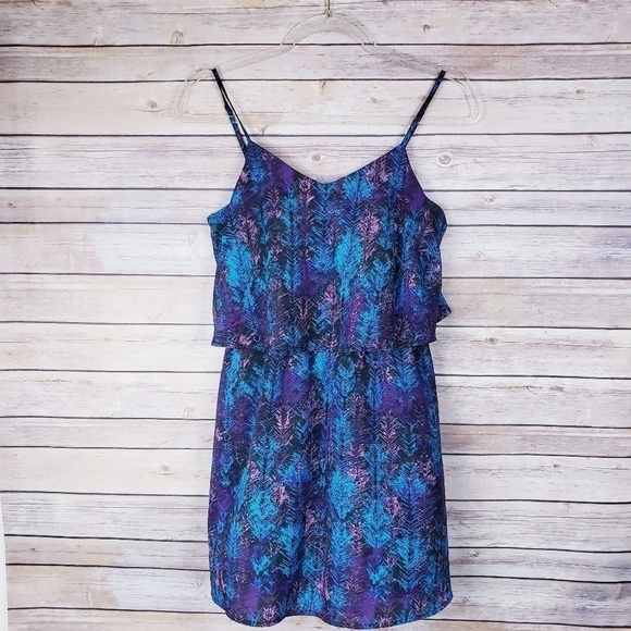 MAC + JAC FEATHER PRINT DRESS - Picture 1 of 2